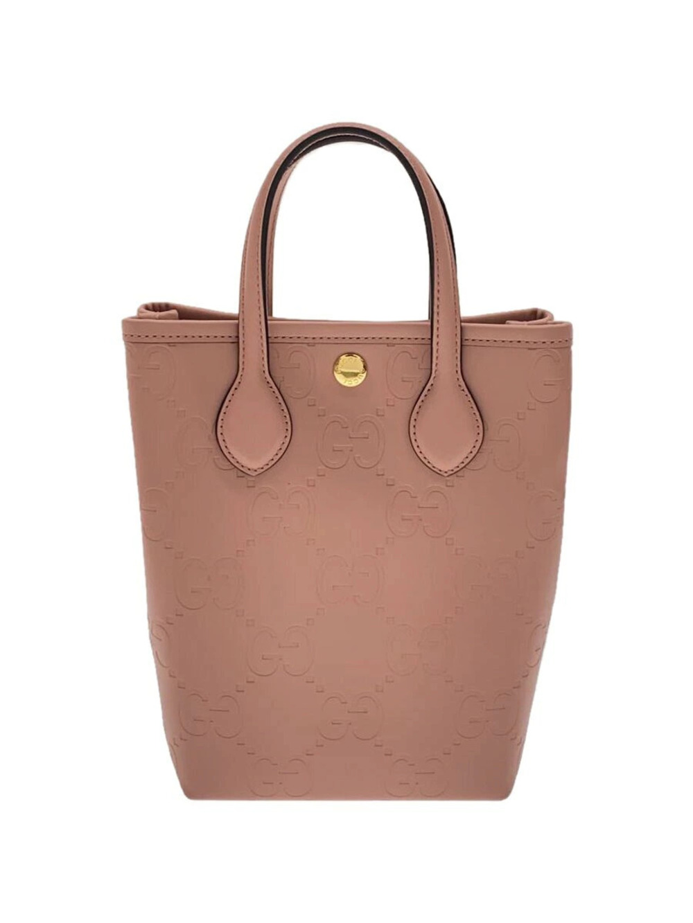 Gucci Gilbert Calfskin Jumbo GG Embossed Super Tote Bag rose Pink
